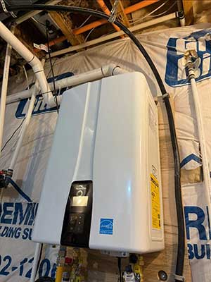 tankless navien propane gas water heater installation1